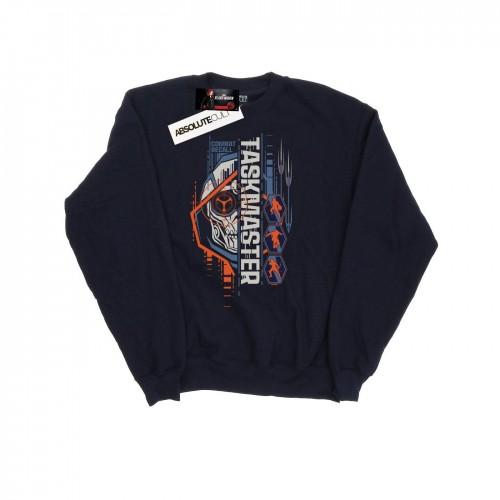 Marvel Boys Black Widow Movie Taskmaster Combat Recall-sweatshirt