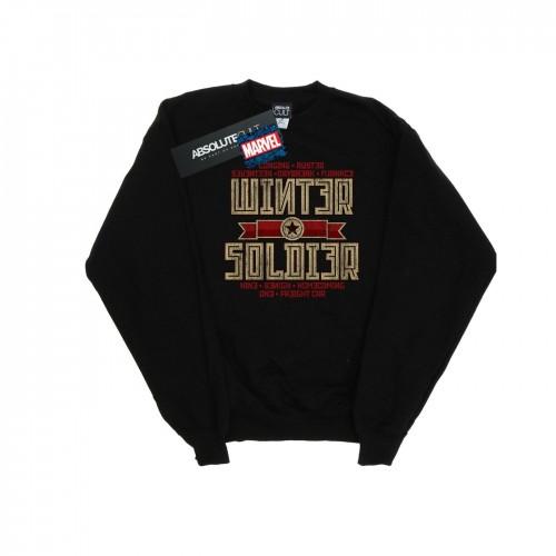 Marvel Heren Winter Soldier Trigger Badge Sweatshirt