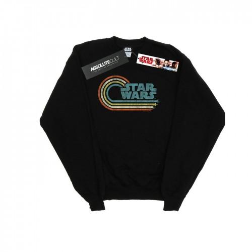 Star Wars Mens Retro Wave Logo Sweatshirt