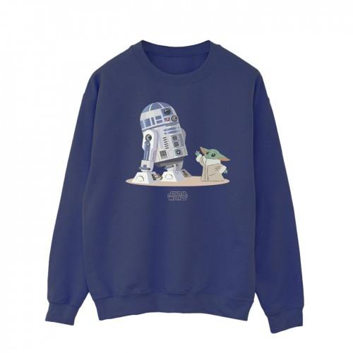 Star Wars Mens The Mandalorian R2D2 And Grogu Sweatshirt