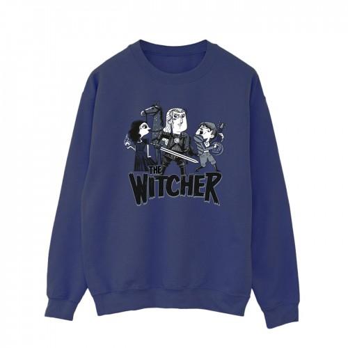 Pertemba FR - Apparel Netflix Heren The Witcher Team geïllustreerd sweatshirt