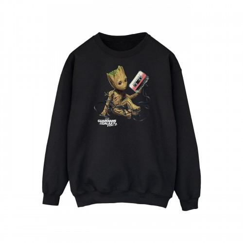 Marvel Heren Guardians of the Galaxy Groot Tape Sweatshirt