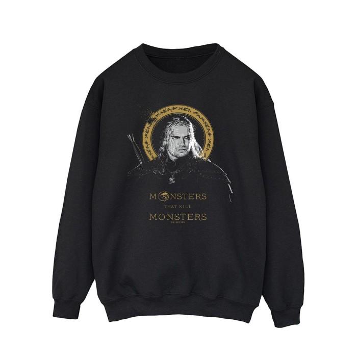 Pertemba FR - Apparel Netflix Heren The Witcher Monsters Kill Monsters Sweatshirt