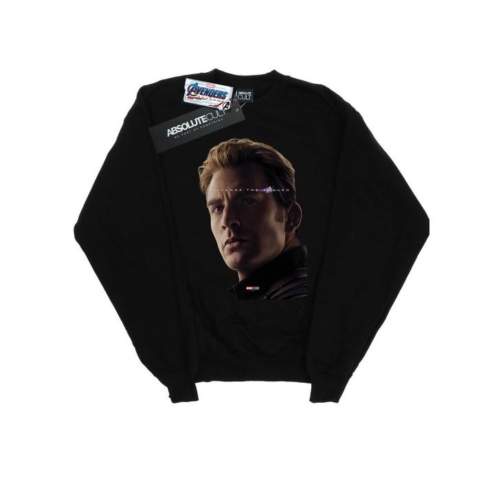 Marvel Heren Avengers Endgame Avenge The Fallen Captain America Sweatshirt