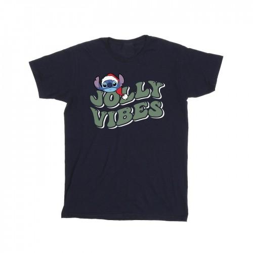 Disney meisjes Lilo & Stitch Jolly Chilling Vibes katoenen T-shirt