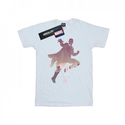 Marvel meisjes Vision silhouet katoenen T-shirt