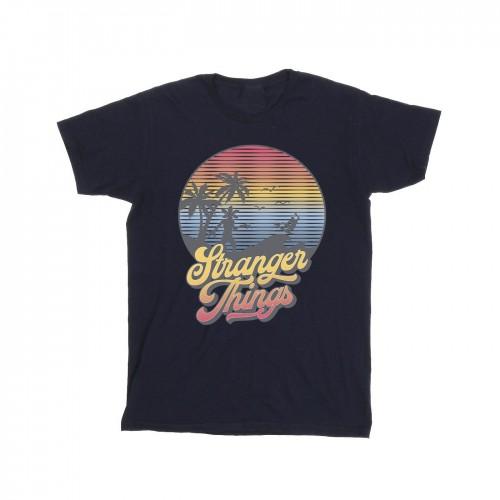 Pertemba FR - Apparel Netflix Girls Stranger Things LA katoenen T-shirt met kleurovergang