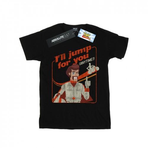 Disney Girls Toy Story 4 Duke I'll Jump For You katoenen T-shirt