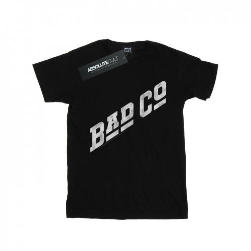 Pertemba FR - Apparel Bad Company katoenen T-shirt met versleten logo voor meisjes