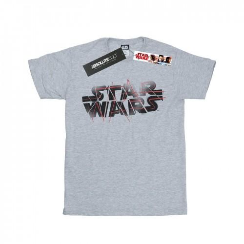 Star Wars Girls The Last Jedi Spray-logo katoenen T-shirt