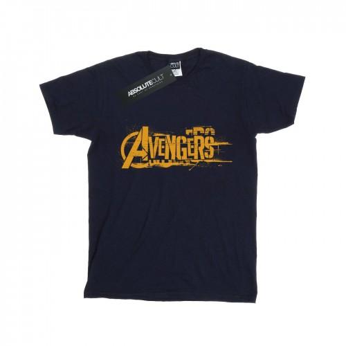 Marvel Girls Avengers Infinity War katoenen T-shirt met oranje logo