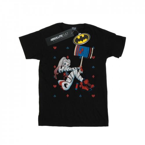 DC Comics meisjes Harley Quinn speelkaartpak katoenen T-shirt