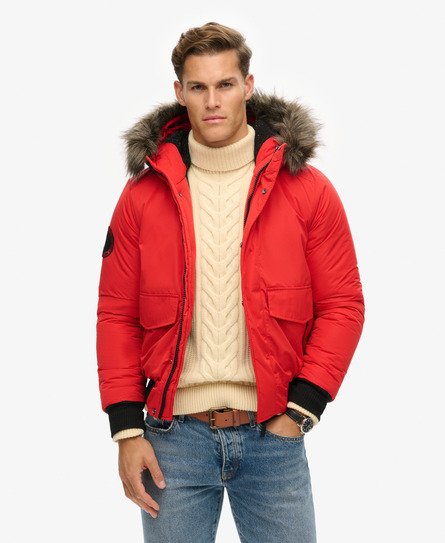 Superdry Mannen Everest Bomberjack Rood