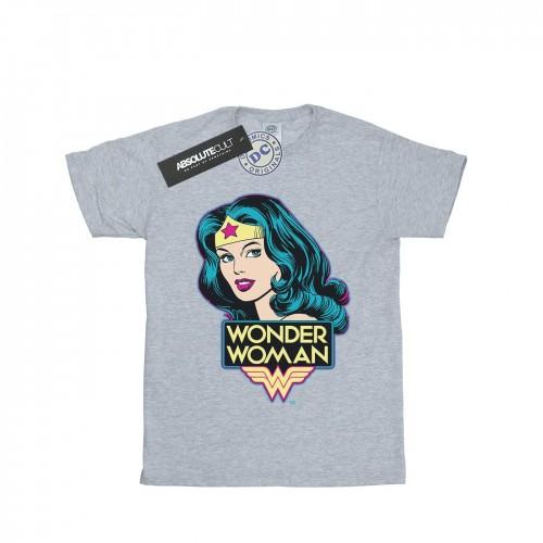 DC Comics jongens Wonder Woman hoofd T-shirt