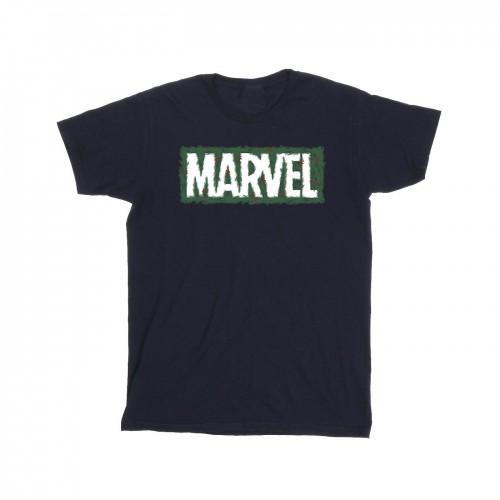 Marvel jongens Holly logo T-shirt