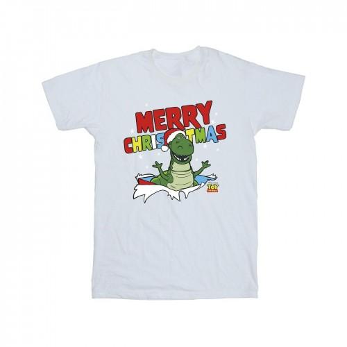 Disney jongens Toy Story Rex Christmas Burst T-shirt