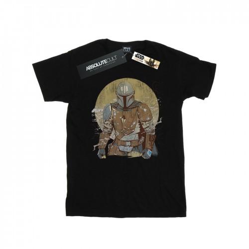 Star Wars jongens het Mandalorian Distressed Warrior T-shirt