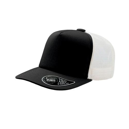 Atlantis Record Mid Visor 5 Panel Trucker Cap (Pak van 2)