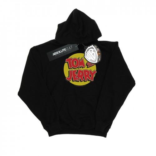 Tom And Jerry Girls Circle Logo Hoodie