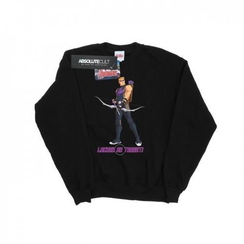 Marvel Girls Hawkeye Locked On Target-sweatshirt