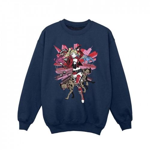 DC Comics meisjes Harley Quinn hyena's sweatshirt