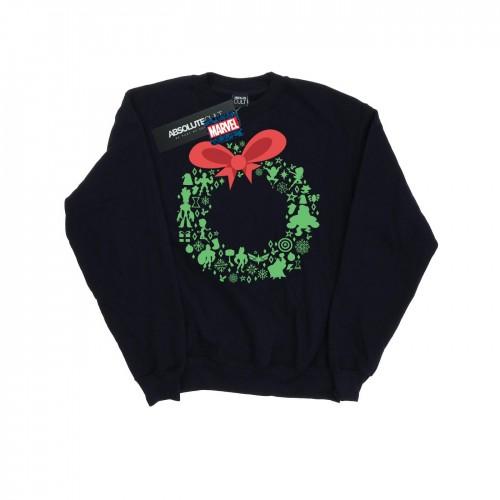 Marvel Boys Avengers kerstkrans sweatshirt