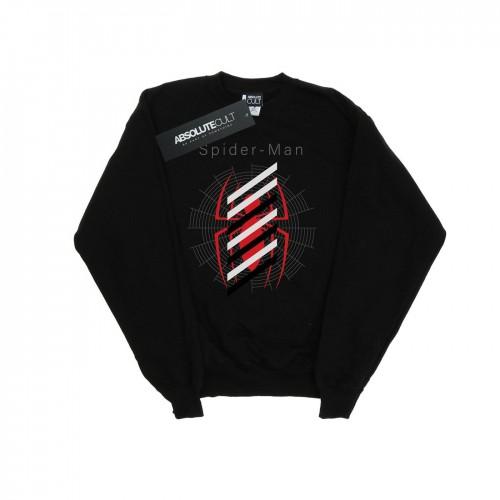 Marvel Boys Spider-Man logo strepen sweatshirt