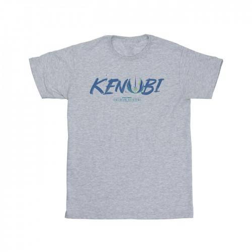 Pertemba FR - Apparel Star Wars: Obi-Wan Kenobi katoenen T-shirt met geverfde voorkant voor meisjes