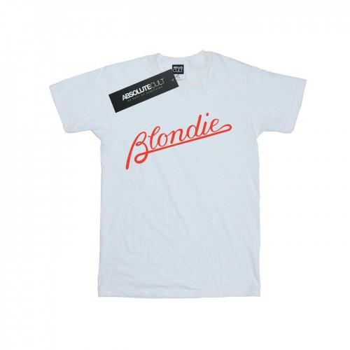 Blondie Katoenen T-shirt met  meisjeslijnenlogo