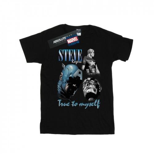 Marvel Girls Steve Rogers Hommage katoenen T-shirt