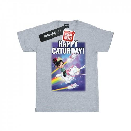 Disney meisjes Wreck It Ralph Happy Caturday katoenen T-shirt