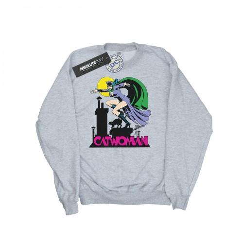 DC Comics Heren Catwoman tekstlogo sweatshirt