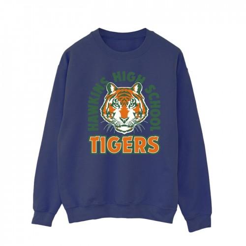 Pertemba FR - Apparel Netflix Heren Stranger Things Hawkins Arch Tiger Sweatshirt