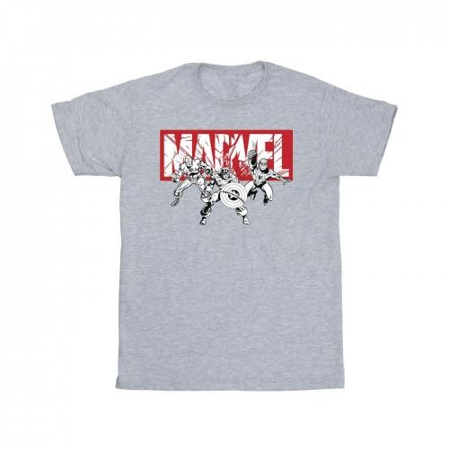 Marvel Boys Comics Hero Groep T-shirt