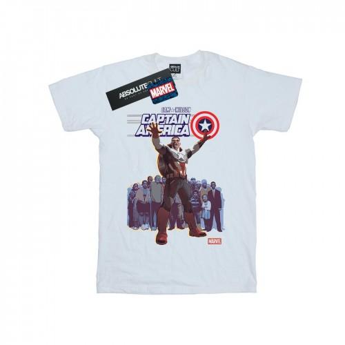 Marvel Boys Captain America Sam Wilson Cover T-shirt