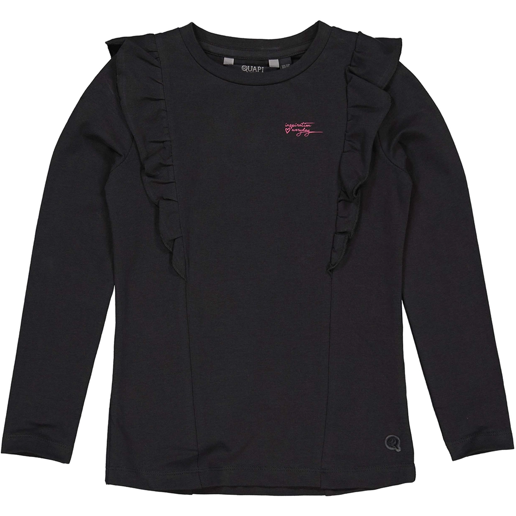 Quapi-collectie Longsleeve Zare (black ink)