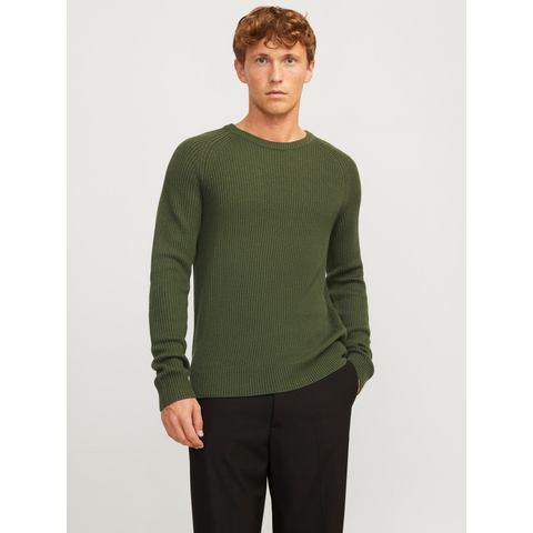 Jack & Jones Trui met ronde hals JJPANNEL KNIT CREW NECK AW24