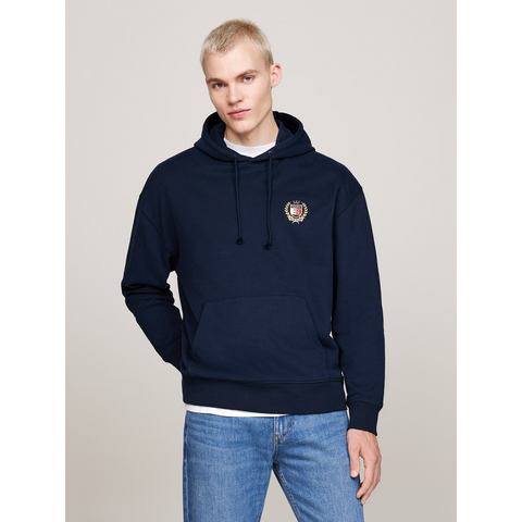 TOMMY JEANS Sweatshirt TJM REG TJ FLAG CREST HOOD EXT