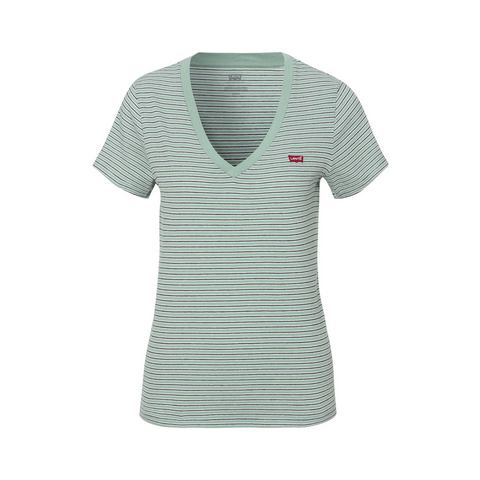 Levi's Shirt met V-hals PERFECT VNECK met mini-batwing-logoborduursel