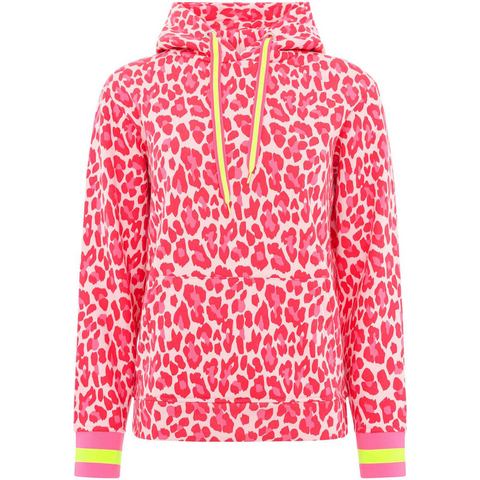 Zwillingsherz Hoodie Leo Allover Neon Kante