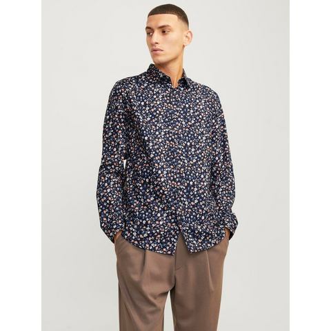 Jack & Jones Overhemd met lange mouwen JPRBLANORDIC PRINT SHIRT L/S SN