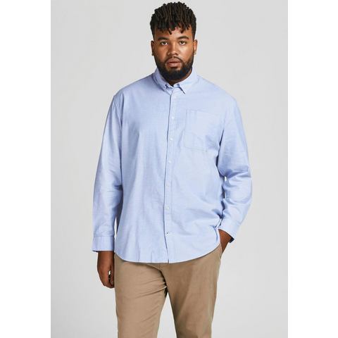 Jack & Jones PlusSize Overhemd met lange mouwen OXFORD SHIRT