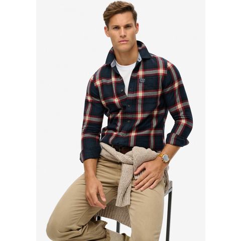 Superdry Overhemd met lange mouwen Organic Cotton Lumberjack Check Shirt