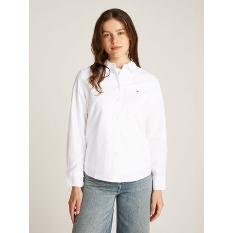 Tommy Hilfiger Overhemdblouse STRETCH OXFORD REGULAR SHIRT