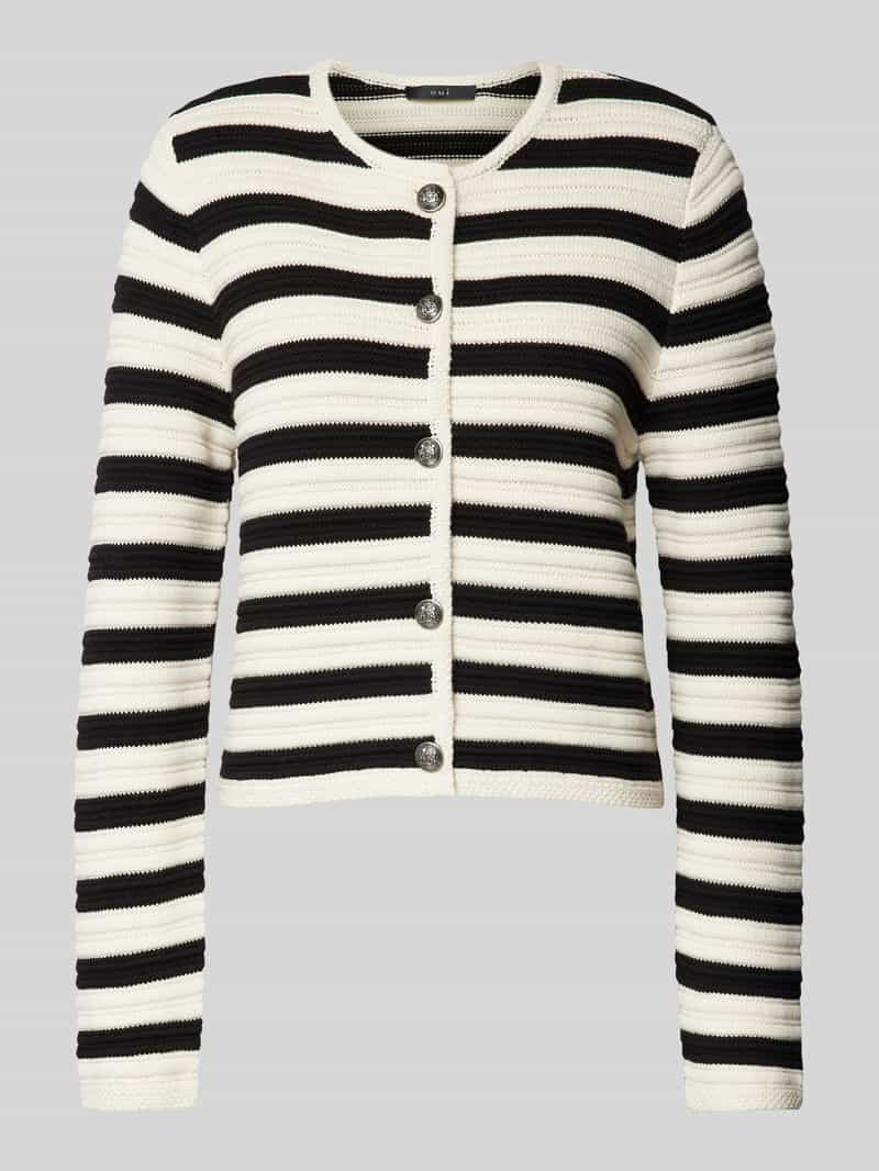 Oui Blazer met ronde hals