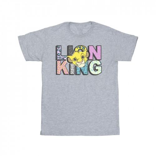 Disney meisjes katoenen T-shirt met het Lion King-patroonlogo