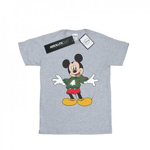 Disney Mickey Mouse kersttrui voor meisjes, katoenen T-shirt