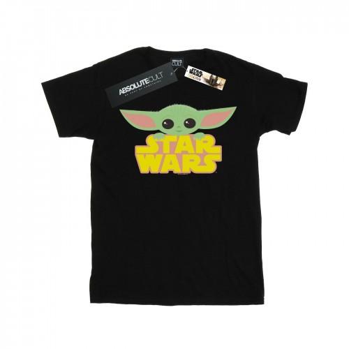 Star Wars Girls The Mandalorian The Child And Logo Cotton T-Shirt