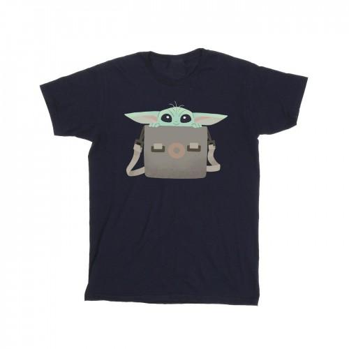 Star Wars Girls The Mandalorian Grogu Bagage katoenen T-shirt