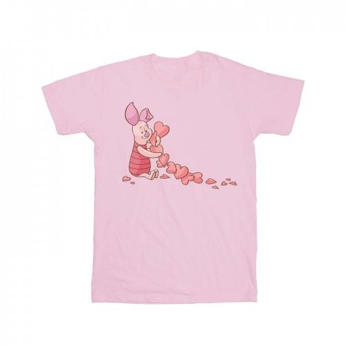 Disney meisjes Winnie de Poeh Knorretje Hartenketen katoenen T-shirt